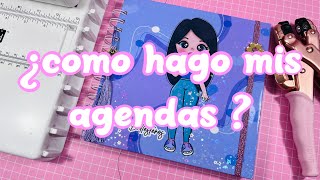 Como hago mis Agendas  Encuadernación [upl. by Nutter]