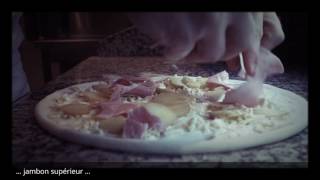 Pizza Raclette  chez PITCHOU PIZZA ROUJAN [upl. by Adnert]