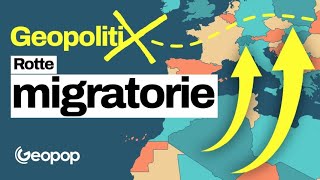 La spiegazione delle rotte migratorie dall’Africa all’Italia attraverso una mappa e i dati ufficiali [upl. by Borgeson]