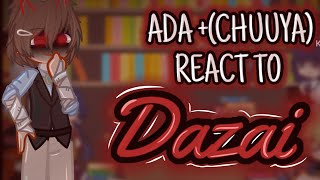 ADAchuuya react to dazai Házelsánplay the video in 2x speed [upl. by Elleinad831]