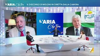 Lite tra Roberto Castelli e Antonio Caprarica quotGuerrafondaio e servo Capisco che do fastidio [upl. by Leontina542]