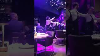 Waiters Dance  zorbas dance greek sirtaki shorts [upl. by Yadsendew]