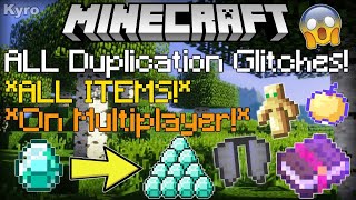 MINECRAFT BEST ALL ITEM DUPLICATION GLITCH Realms 1212 BEDROCK [upl. by Tiffanie]