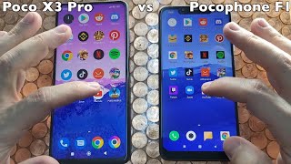 Poco X3 Pro vs Poco F1 Speed Test [upl. by Bollinger594]