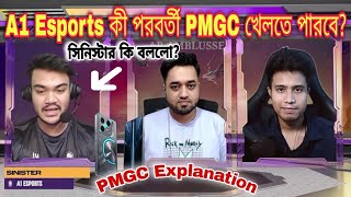 Can A1 Esports Qualify For Next PMGC  SINISTER Tells About PMGC Plan [upl. by Aehsal]