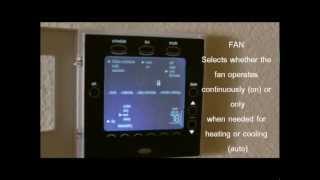 Carrier edge programable thermostat button identification [upl. by Htebaras]