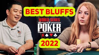 World Series of Poker Main Event 2022 Best Bluffs [upl. by Haikan]