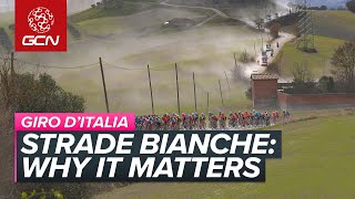 What Makes The Strade Bianche So Special To Cycling  The Iconic White Roads Of Tuscany [upl. by Nesnaj]