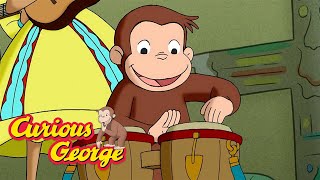 George plays in a band 🥁 Curious George 🐵 Kids Cartoon 🐵 Kids Movies [upl. by Yotal]