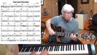 Caminhos Cruzados  Jazz guitar amp piano cover  Tom Jobim [upl. by Naek236]