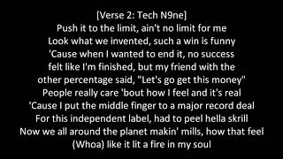 Tech N9ne ft Navé Monjo  Levitation  LyricsOnScreen [upl. by Fowler503]