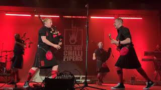 RED HOT CHILLI PIPERS  quotThunderstruckquotACDC song Hugo Young Theatre Ashland Ohio August 8 2024 [upl. by Schlesinger]