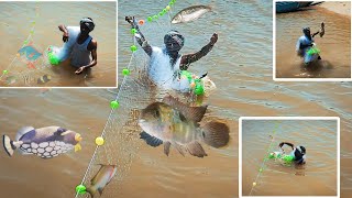 Fishing In The River with Nets 🌊🐠 viralvideo trendingvideo viralvideos viralvideo [upl. by Anal]