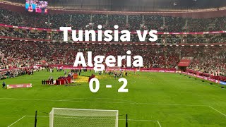 Tunisia vs Algeria  0  2  Algeria Wins Fifa Arab Cup 2021  Algeria 2nd goal  Amazing goal [upl. by Erialcyram34]