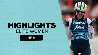 HIGHLIGHTS Elite Women  DWARS DOOR VLAANDEREN 2019 [upl. by Ahterod]