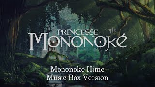 Mononoke Hime  Princess Mononoke もののけ姫  Music Box Cover 1 Hour Loop [upl. by Aicineohp]