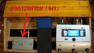 Demo footswitch pedal DIY for TC helicon Play Electric [upl. by Herries]