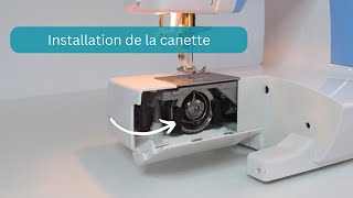 Comment installer la cannette dune machine à coudre  Atelier Manon Levasseur [upl. by Cnahc168]