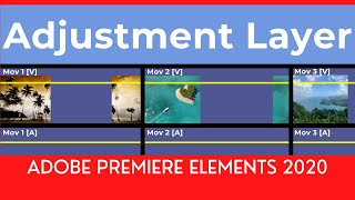 How to use Adjustment Layers in Adobe Premiere Elements [upl. by Glynn]