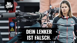 🚨 Dein Lenker ist FALSCH‼️🚨 MTB Cockpit richtig einstellen  MO Show [upl. by Ahsat]