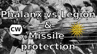 Ancient Macedonian Army The phalanx vs The Legion and missile protection [upl. by Stelle120]