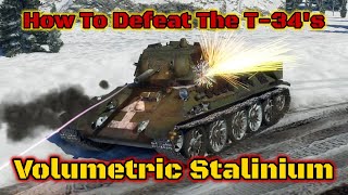 How To Beat The T34s  Weak Spot Guide  Tutorial  Updated With Volumetric Shells War Thunder [upl. by Omsare]