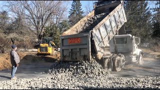 Installing Permeable Paver Driveway  Phase One [upl. by Annez848]