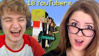 Couple Reacts To Minecrafts Funniest YouTuber Hunger Games [upl. by Aicined]