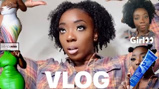 Vlog AliPeal Unboxing Trying S Curl Activator on Natural Hair amp Fashion Nova Try On Haul [upl. by Sigsmond]