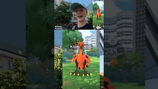 Mein 5x GALARVOGEL ohne Meisterball 🤯 pokemongo pokémongo shorts [upl. by Nesyt]