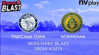 Thatcham Town Cricket Club vs Wokingham Cricket Club Match Highlights  Berkshire Blast [upl. by Ilrahc905]