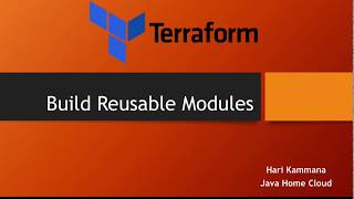 Terraform  AWS  How to build reusable terraform modules with example [upl. by Bunder]