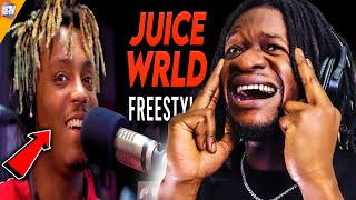 LEGENDARY FREESTYLER  Juice WRLD Freestyles Over Headlines by Drake REACTION [upl. by Ykceb659]