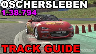 iRacing Mazda MX5 Oschersleben  Track Guide  Hotlap [upl. by June]