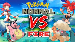 We Only Catch Fire or Normal Type Pokemon Then We FIGHT [upl. by Taite]