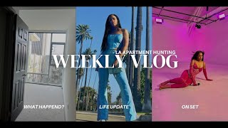 WEEKLY VLOG Apartment Hunting in LA  Im Back  Life Update  Back on set  Amber Smoke vlog [upl. by Notnyw75]