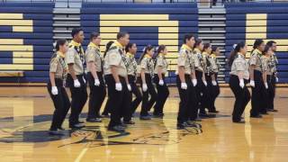 Pathfinder Marching Competition Fancy Drill 31917 [upl. by Annahgiel]