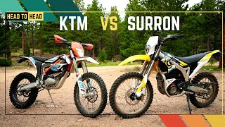 KTM FREERIDE EXC vs SURRON STORM BEE  Electric Dirt Bike Test  Full Review [upl. by Bent]