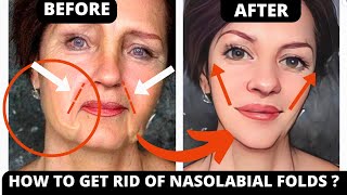 FACE MASSAGE TO REMOVE WRINKLES  NASOLABIAL FOLDS LAUGH LINES JOWLS SAGGY SKIN FOREHEAD LINES [upl. by Brion621]