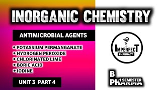 Antimicrobial Agents  Antiseptic  Disinfectants  Potassium Permanganate  Boric Acid  Iodine [upl. by Inimak]