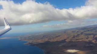 Landing Las Palmas Airport Gran Canaria December  Arcadioo Arrival [upl. by Chaiken]