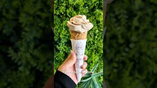 cutest sloth themed ice cream shop oolong tea flavor slothful vancouver shortsfood [upl. by Dowlen]