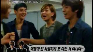 ENG Minho and Onew getting confused or trying to cheat other members lol [upl. by Asylla]