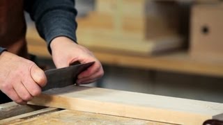 How to Use a Cabinet Scraper  Woodworking [upl. by Costanza]