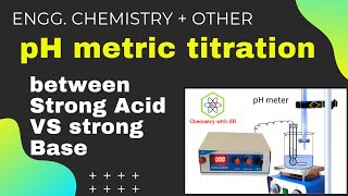 pH metric titration of Strong Acid and Strong Base  Estimation of the strength of HCl by pH Meter [upl. by Anayik897]