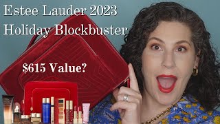 Estee Lauder Holiday Blockbuster 2023  Is It Really Worth 615 [upl. by Imoian]