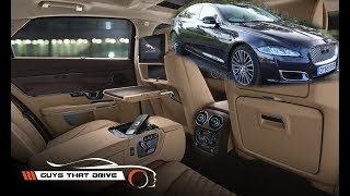 The Jaguar XJL Autobiography Four Ordinary Guys Review Total British Luxury [upl. by Nowtna]