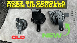 2023 GR Corolla Horn Upgrade [upl. by Eulau747]