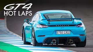 Porsche 718 Cayman GT4 Walter Röhrl Drives Hot Laps  Carfection 4K [upl. by Irol503]