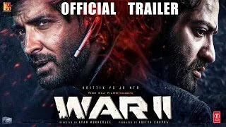 WAR 2  Official Trailer  Hrithik Roshan Jr NTR Ashutosh Rana Ayan MukerjKiara Advani Concept [upl. by Ardnola]